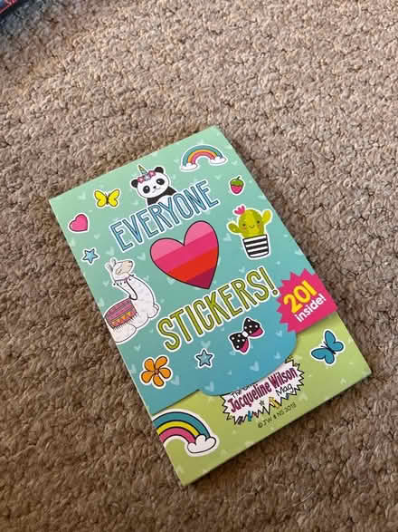Photo of free Jacqueline Wilson stickers (Broadwater SG2) #1