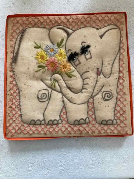 Photo of free puffy elephant wall hanging (Spring Hill, Somerville) #1