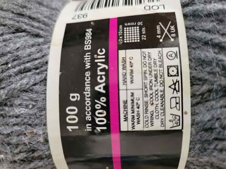 Photo of free 8 balls of grey knitting yarn (Chirton NE29) #2