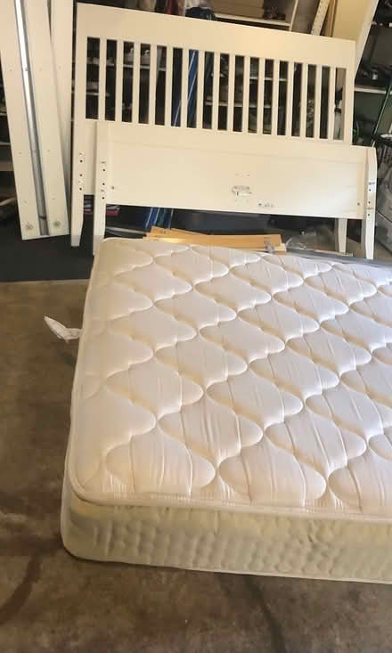 Photo of free Full size mattress and/or bed frame (Chamberlayne north Henrico) #1