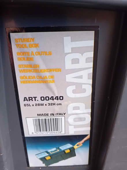 Photo of free Tool box (size on label pic) (Tavistock Avenue ST16) #2