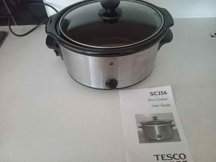 Photo of free Tesco 3.5l Stainless Steel Slow Cooker - Silver (SC356) (Hardwick OX16) #1