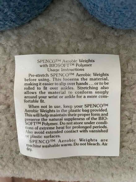 Photo of free Spenco Soft Aerobic Weights (West Plano) #2