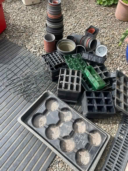 Photo of free Various pots and hanging basket items (Dutton PR3) #1