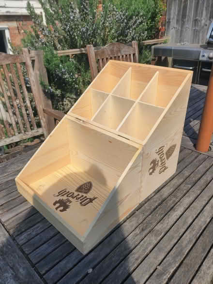 Photo of free Wooden box for bottles. (West Farleigh ME15) #1