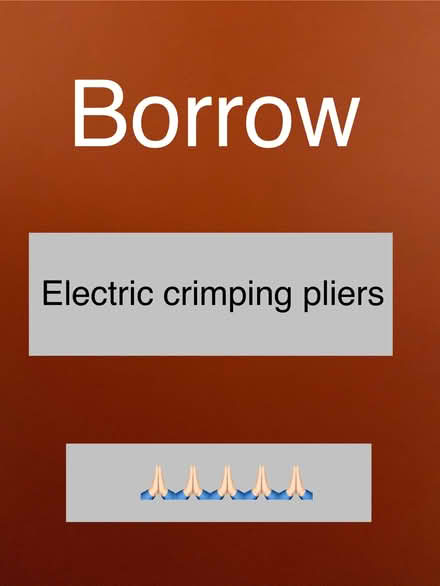 Photo of Borrow / wanted electrical crimpers (Lincoln LN2) #1