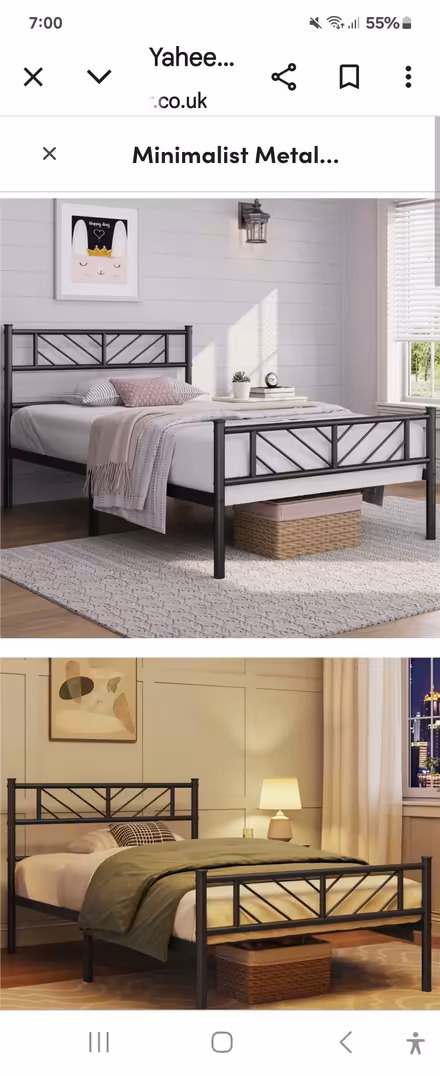 Photo of Double bed FRAME (Coventry CV1) #1