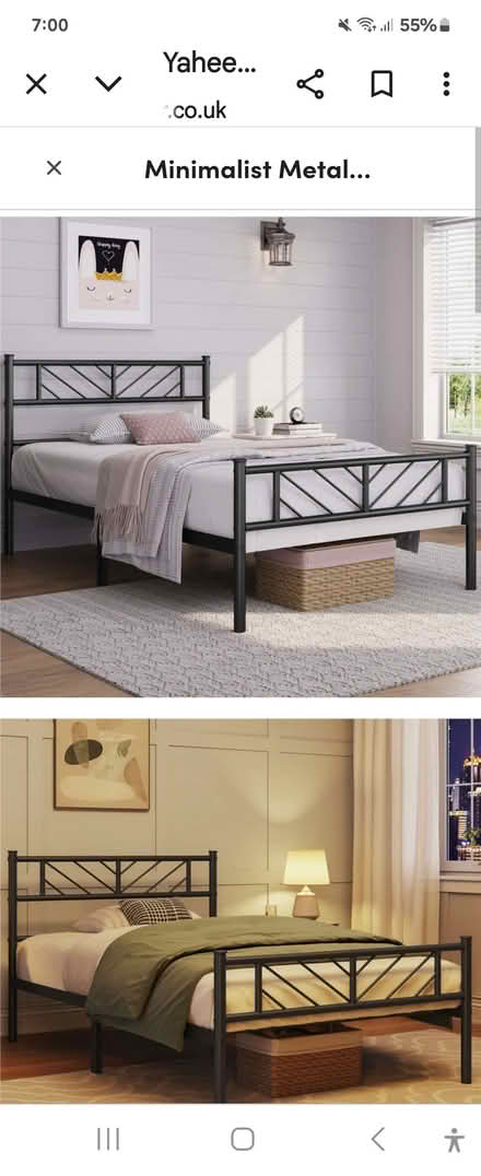 Photo of Double bed FRAME (Coventry CV1) #1