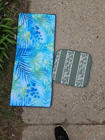 Photo of free Patio chair cushions (Edinburgh/Paisley) #1