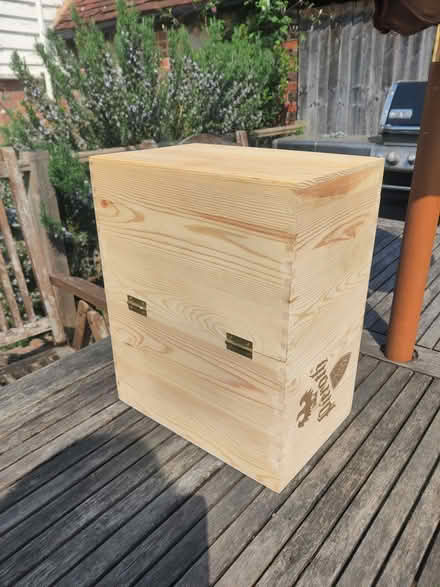 Photo of free Wooden box for bottles. (West Farleigh ME15) #2