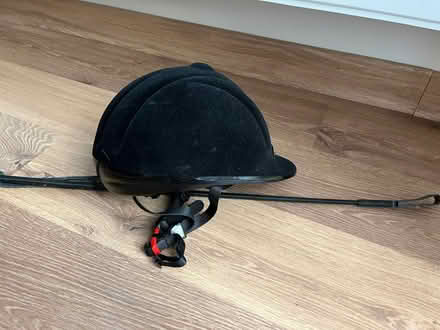 Photo of free Riding hat and whip (dressing-up only) (Breadsall DE21) #1