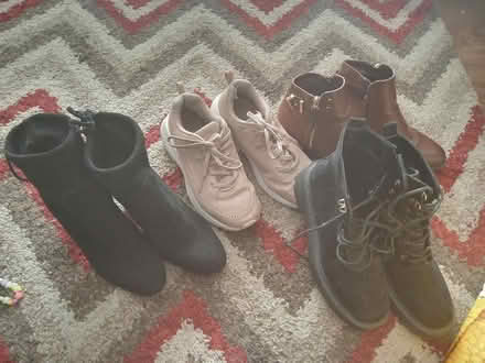 Photo of free Bag of boots+ trainers (Dukinfield) #1