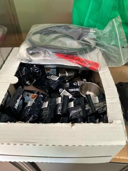 Photo of free Espresso Maker & pods, tools (Warren NJ) #2