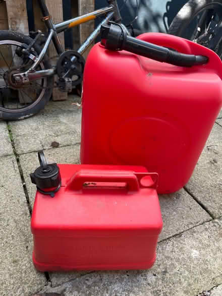 Photo of free 2 x petrol jerrycans (Falmouth) #1