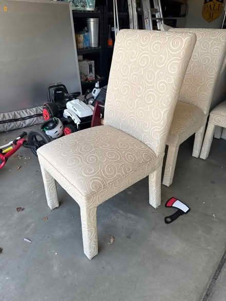 Photo of free Six off white dining chairs (Livermore) #2