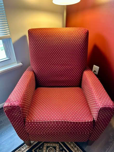 Photo of free Upholstered Recliner Chair (Owings Mills,MD) #1