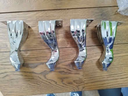 Photo of free Metal feet for bed or sofa (Hurst Golf Course RG41) #1