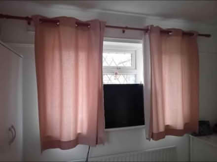 Photo of free 2 pairs pink curtains (MK41) #1