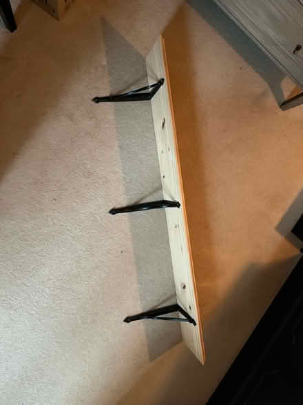 Photo of free Pine shelf with brackets (OX28 Witney) #1