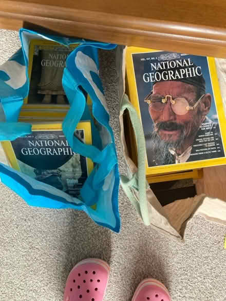 Photo of free Old National geographic magazines 1980s (Howhlill Quarries HG2) #1
