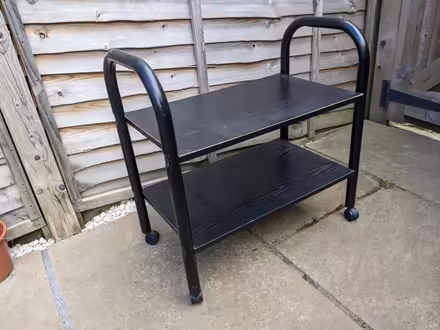 Photo of free Storage shelves with wheels (Churchgate, Cheshunt) #1