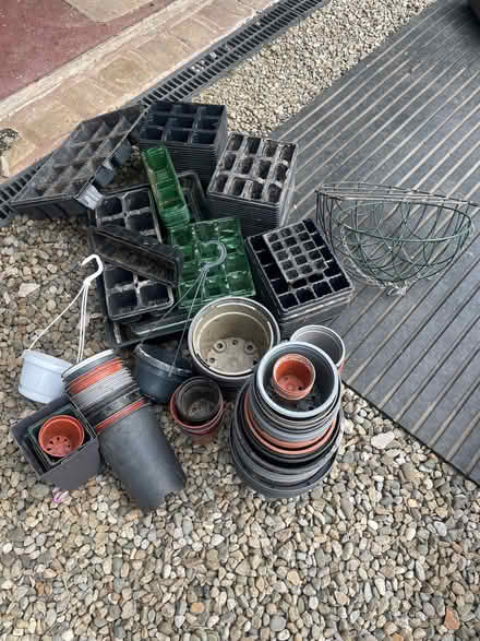 Photo of free Various pots and hanging basket items (Dutton PR3) #2