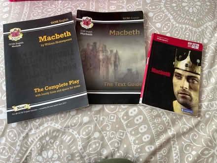 Photo of free 3 x GCSE Macbeth books (Bexley DA5) #1