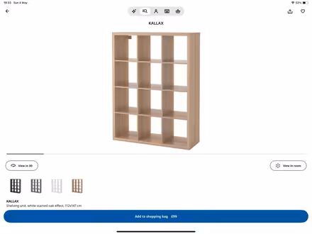 Photo of free IKEA Kallax unit vgc (Central Tonbridge TN9) #1