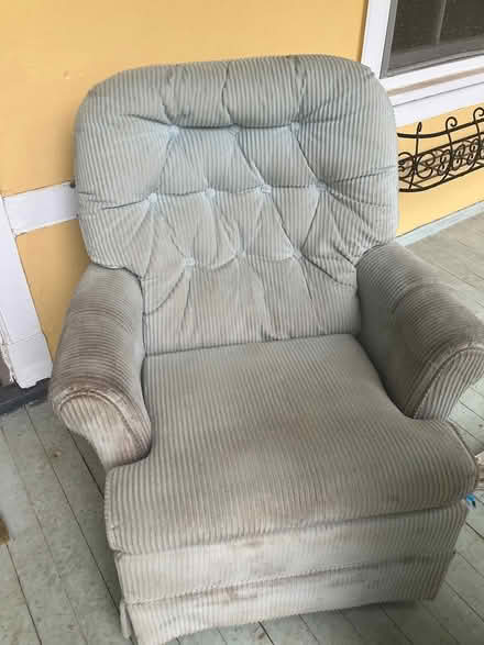 Photo of free Small corduroy sofa rocker (Pantops/Proffit Road) #1
