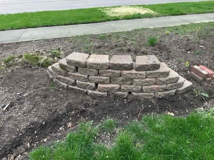 Photo of free Retaining wall bricks (North-west Batavia) #2
