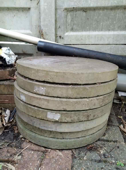 Photo of free Round garden slabs (Barkingside IG5) #4
