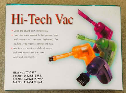 Photo of free hi tech computer vacuum (Whitehill SG4) #1