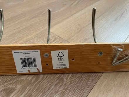 Photo of free Coat hooks on oak board (Beckenham BR3) #2