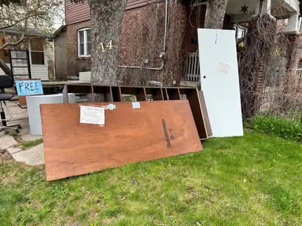 Photo of free Flat doors = table tops CURB ALERT (East York (Danforth /Woodbine)) #1