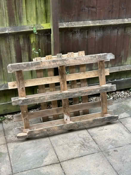 Photo of free 2 x wooden pallets (Sudbrooke LN2) #1