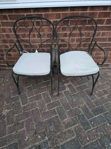 Photo of free 2 metal chairs (B47 Hollywood) #1
