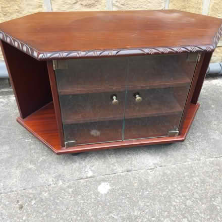 Photo of free Solid wood tv corner cabinet (Wyke, BD12) #1