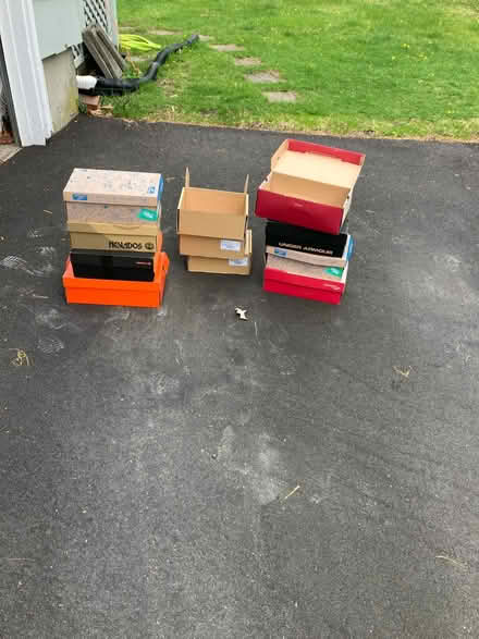 Photo of free Shoe boxes with hinged lids (Andover) #1