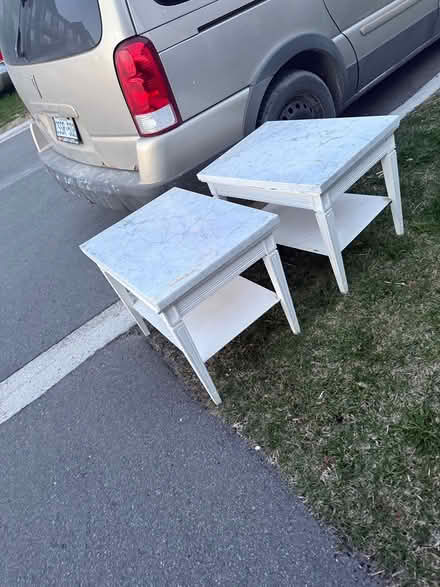 Photo of free marble side tables (Kanata North) #1