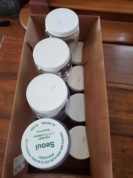 Photo of free 12 empty washed kimchee jars (Capitol Hill) #1