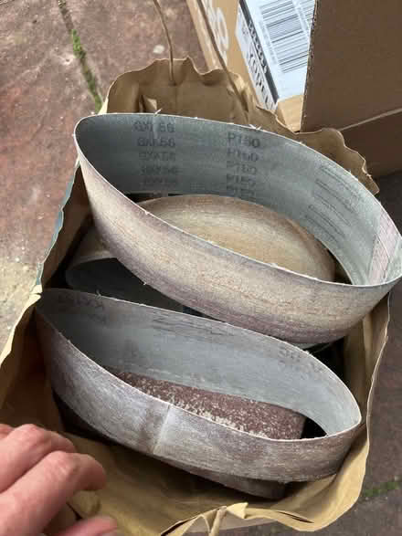 Photo of free Belt sander paper (Culgaith CA10) #1