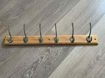 Photo of free Coat hooks on oak board (Beckenham BR3) #1