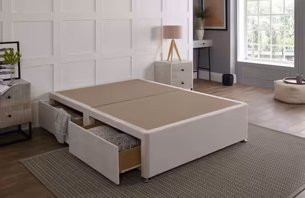 Photo of King Size Divan Bed Base With Drawers (CT2) #1