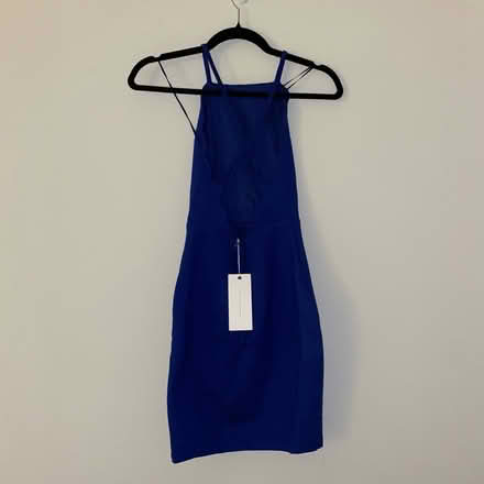 Photo of free Blue cocktail dress (XS) (Bethesda, MD) #2