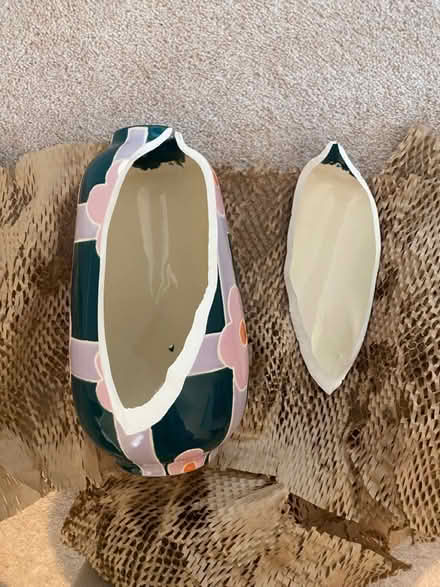 Photo of free Broken ceramic vase (Surbiton KT5) #2