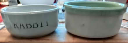 Photo of free 2 x rabbit/cat/dog feeding bowls (West Wick, BS24) #2