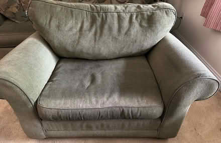 Photo of free Couch and chair (Luxmanor) #2