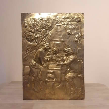 Photo of free Antique Embossed Etched Metal Art (TW7) #1