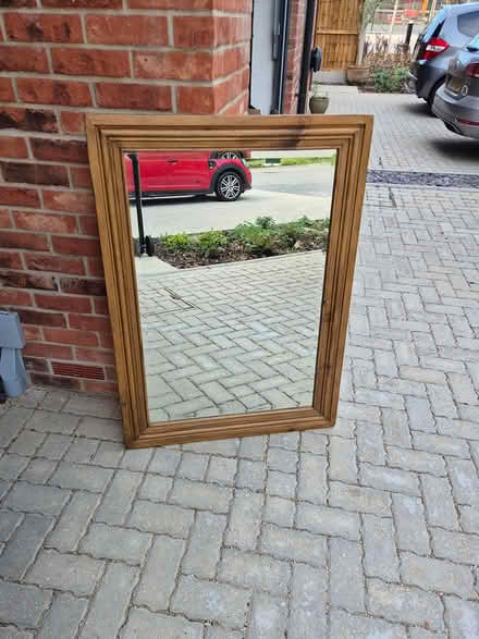 Photo of free Mirror with wooden frame (Saffron Walden) #1
