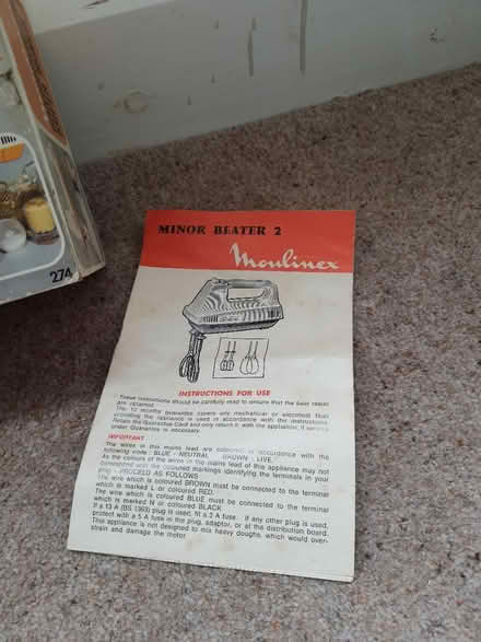 Photo of free Hand held electric whisk (Stroud central) #3